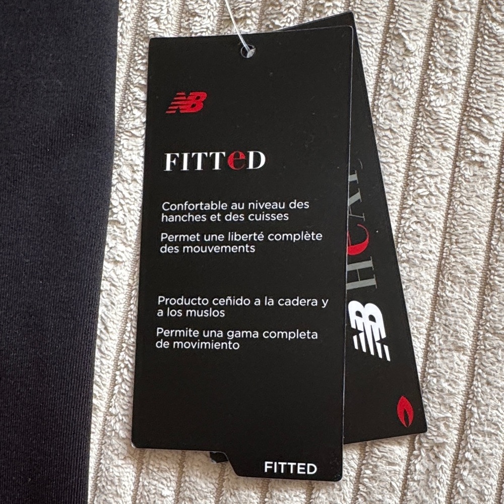 New Balance Black High-Waist Performance Leggings - Picture 2 of 4